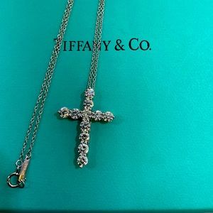 Tiffany & Co large diamond cross